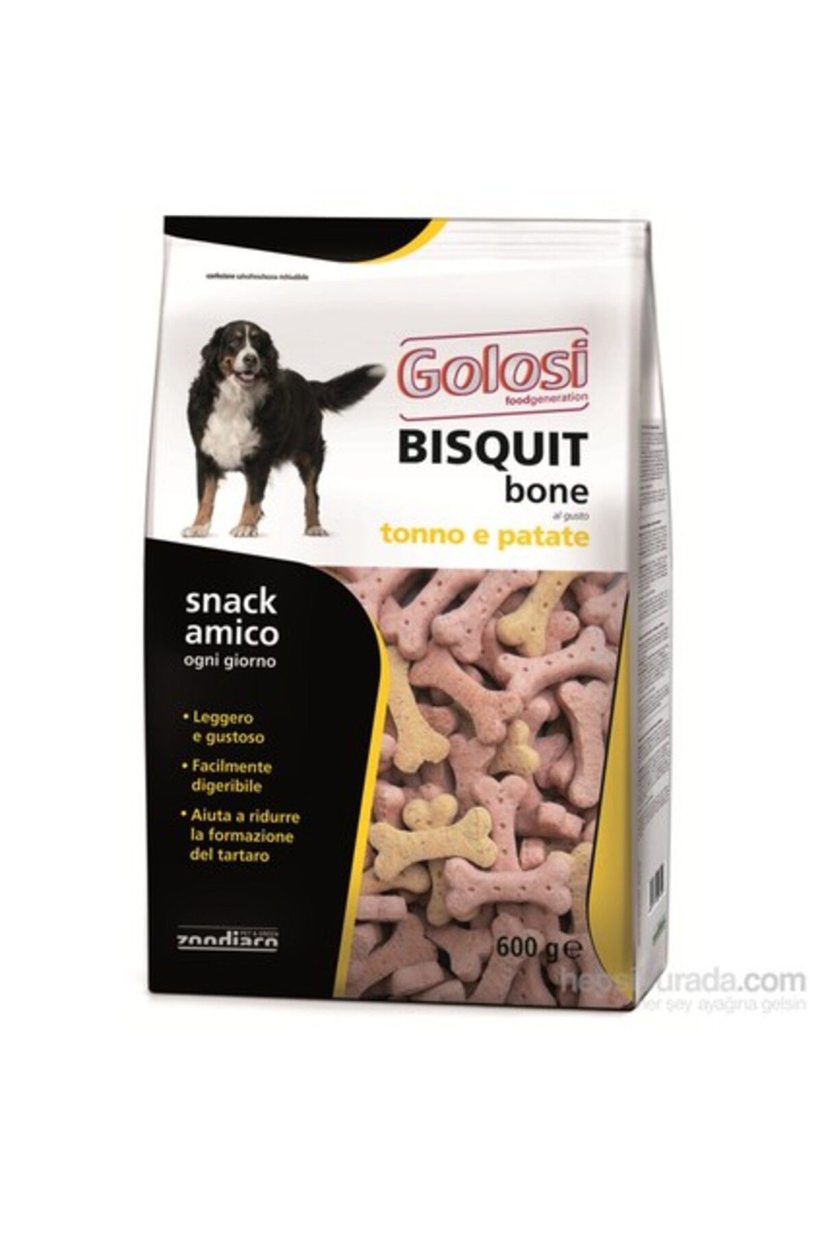 Golosi Bisquit Bone Patatesli Ve Tonbalıklı Köpek Ödül 600gr