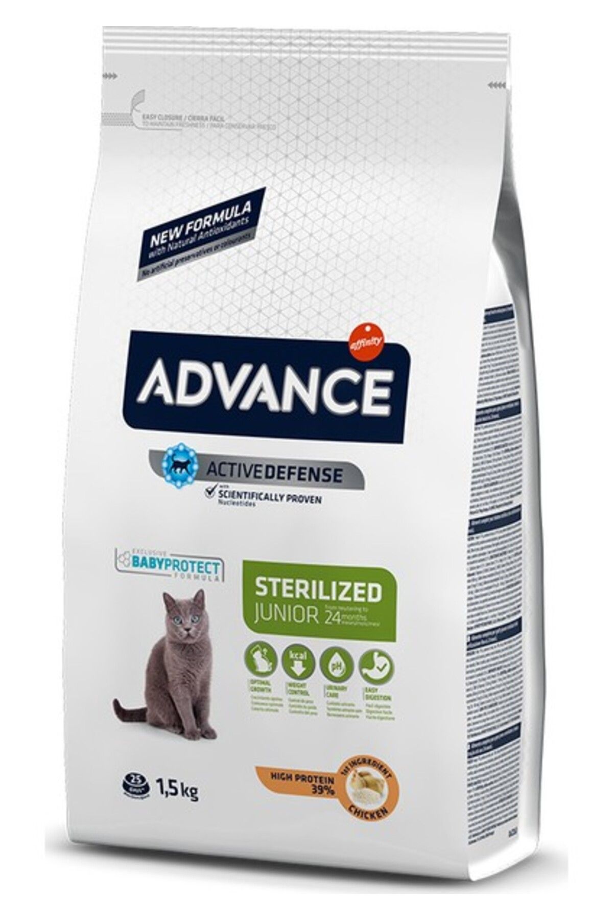 Advance Young Sterilized Kısırlaştırılmış Yavru Kedi Maması 1.5 kg