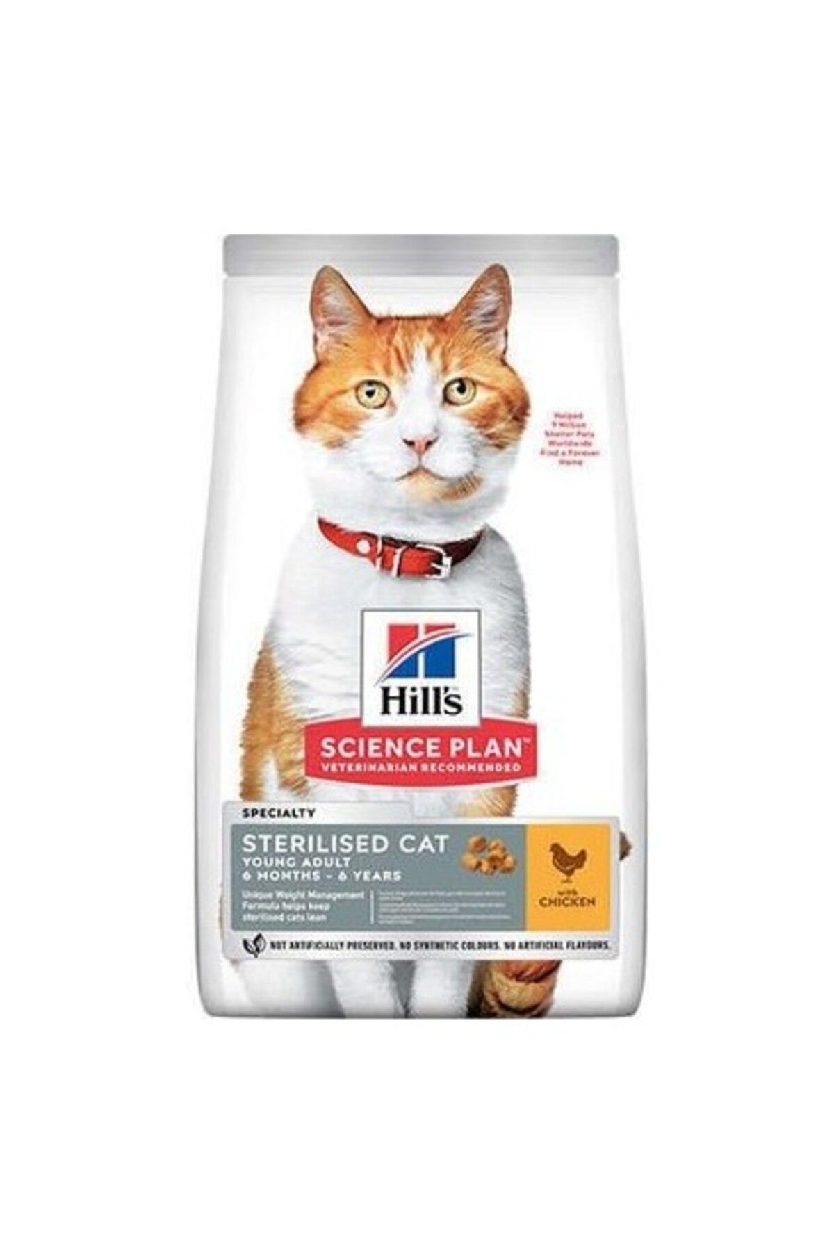 Hill's Sterilised Kısırlaştırılmış Tavuklu Kedi Maması 10 kg