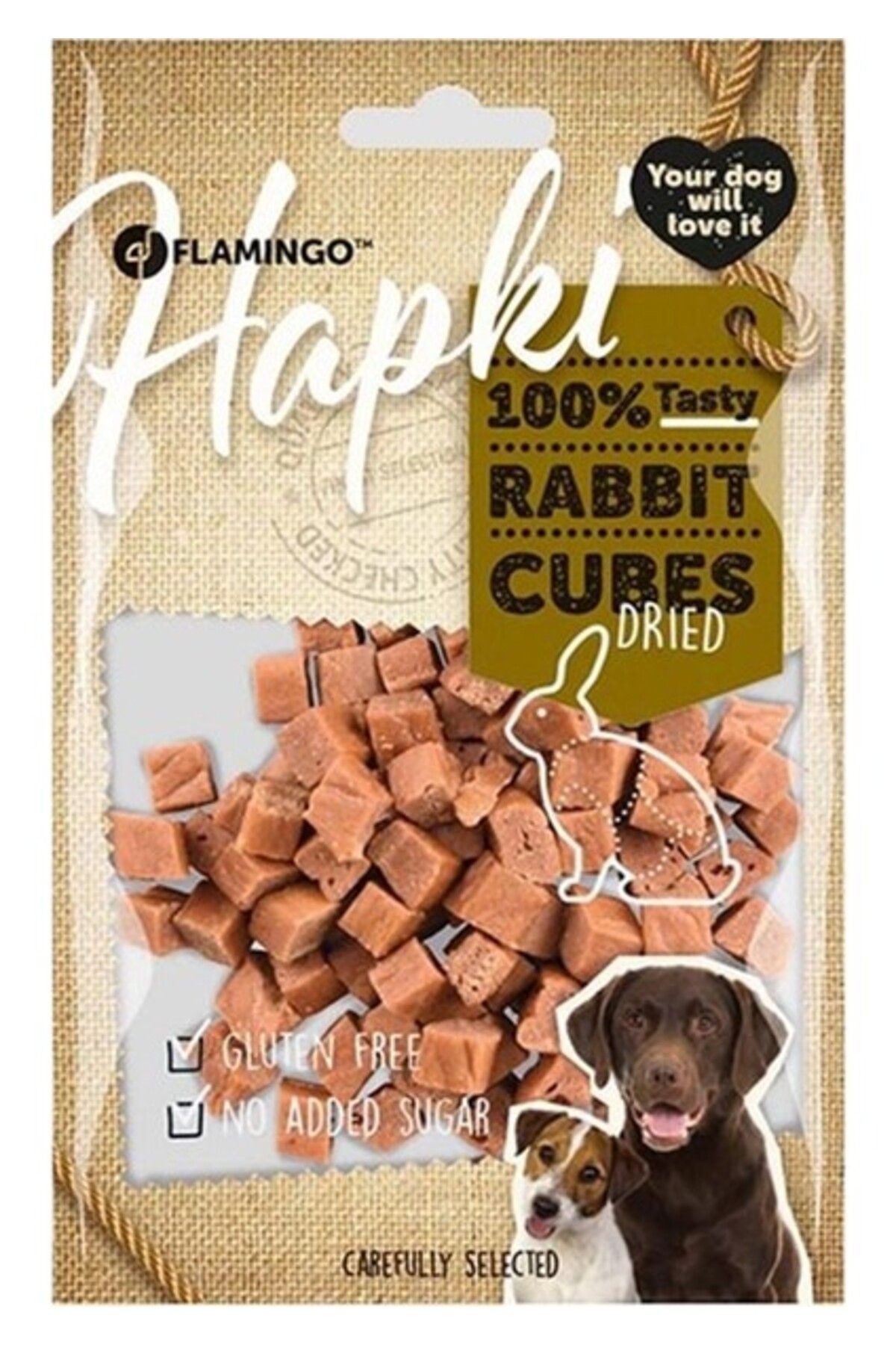 Flamingo Hapki Tavşan Küp Köpek Ödülü 85gr