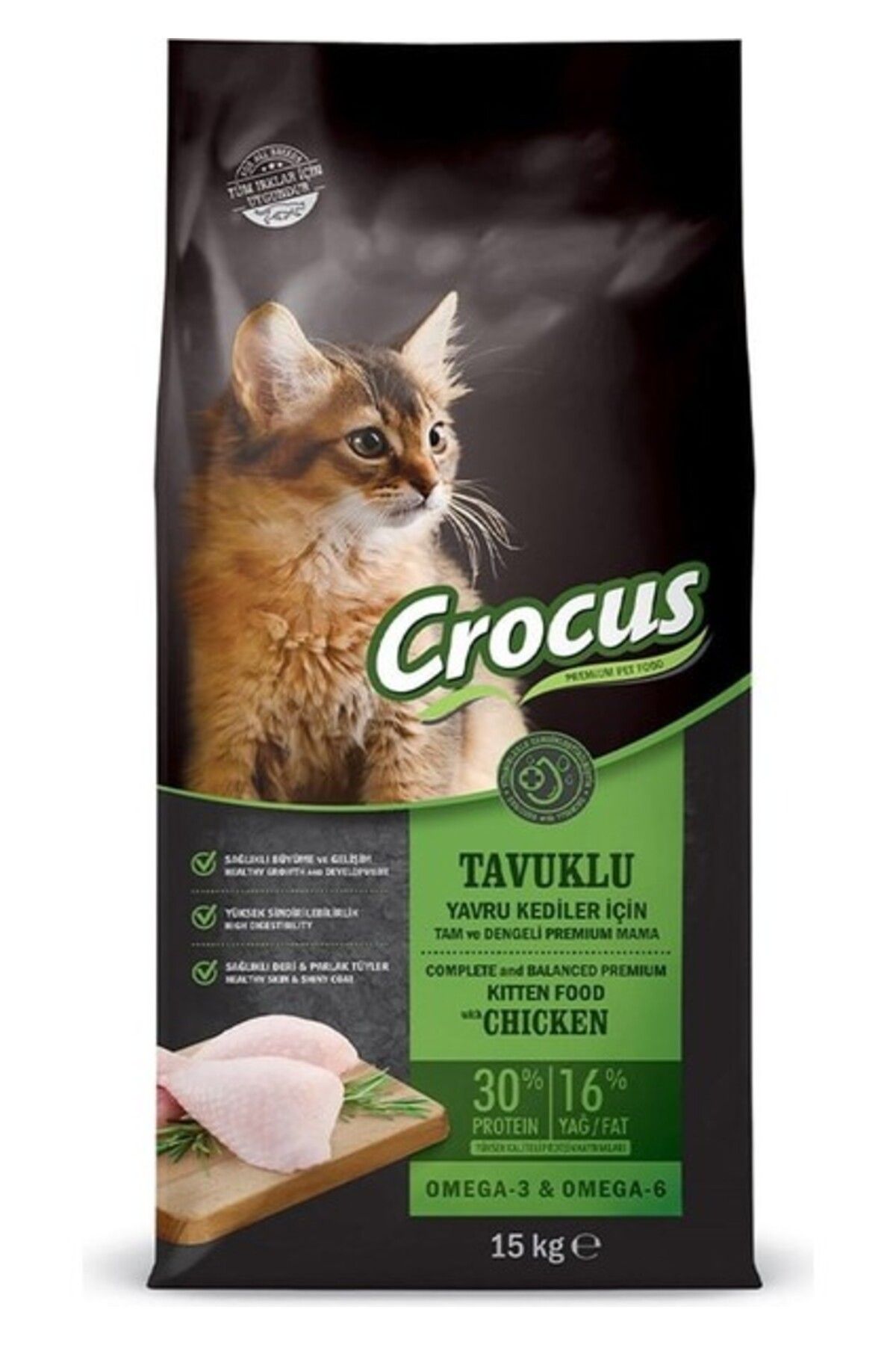 Furlo Crocus Tavuk Etli Yavru Kedi Maması 15 Kg