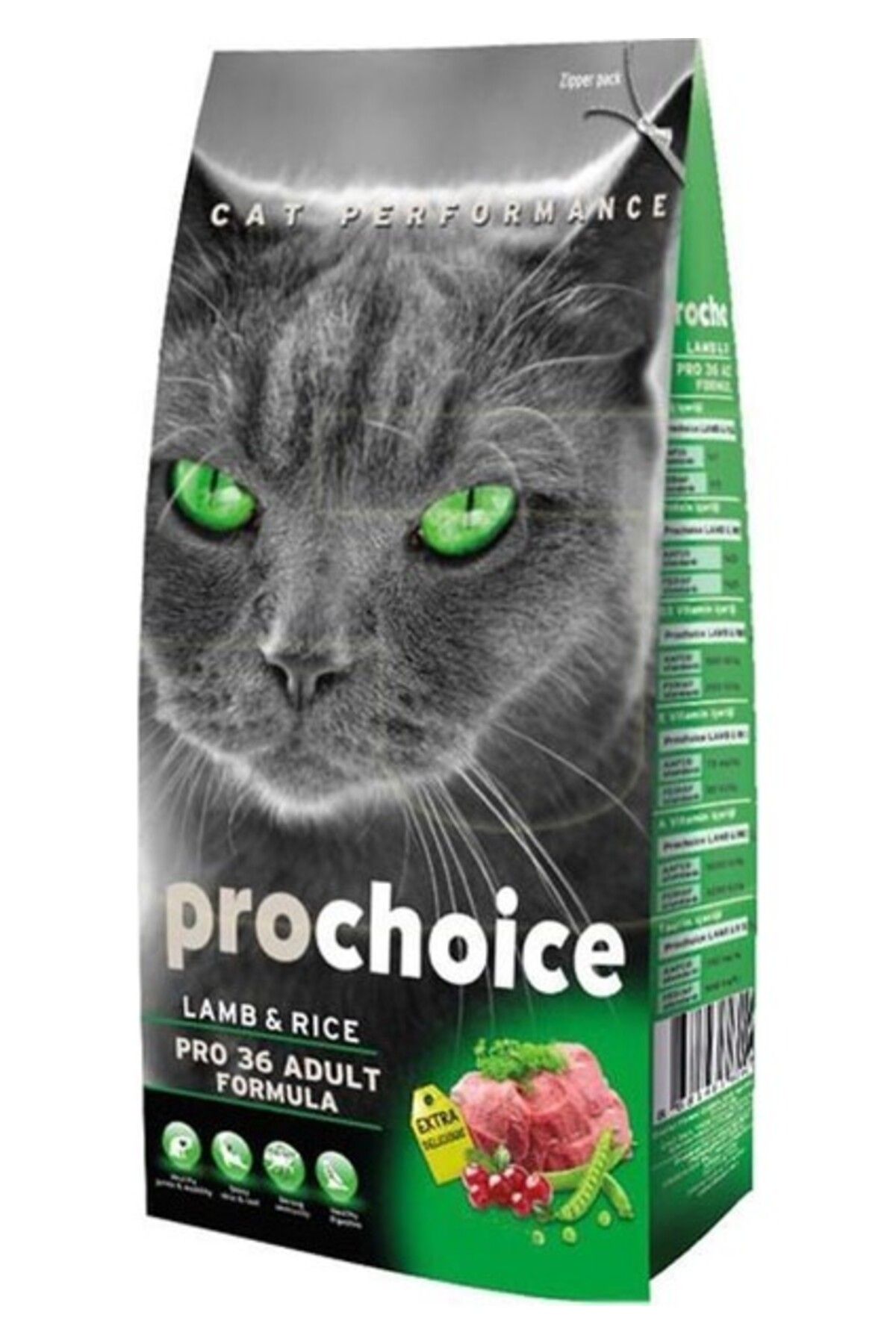 ProChoice Pro Choice Pro 36 Kuzu Etli Yetişkin Kedi Maması 2 kg