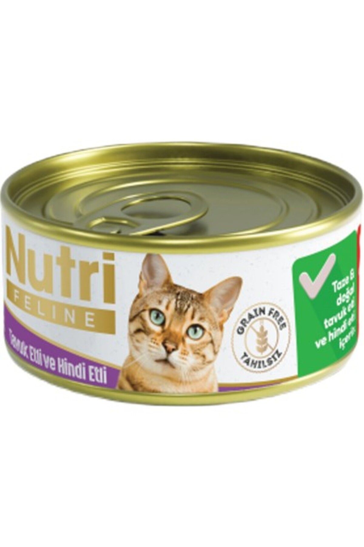 Nutri Feline Grain Free Chicken Pate With Turkey Adult Cat Tahılsız Tavuk Ve Hindi Etli Yetişkin Kediler