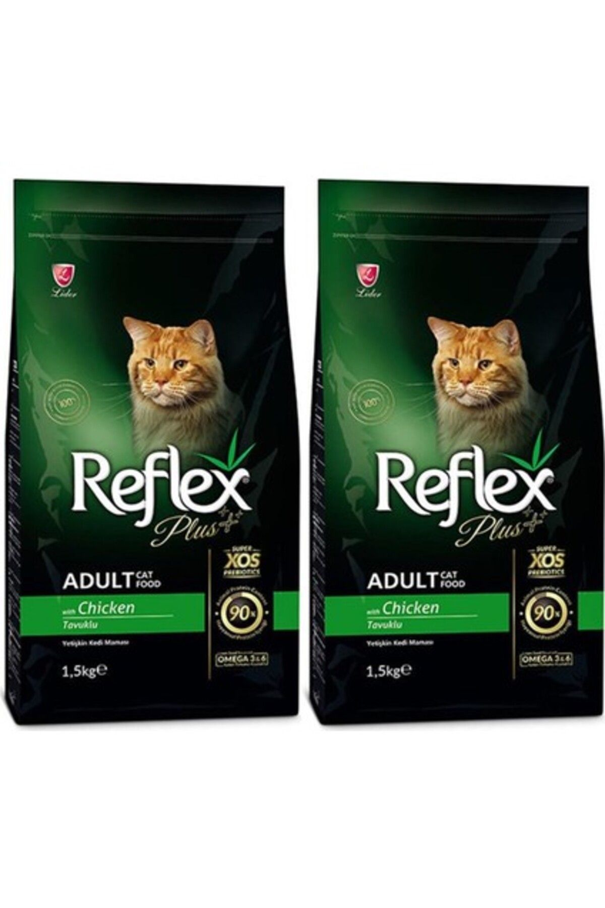 Reflex Plus Tavuklu Yetişkin Kedi Maması 1,5 kg (2 Adet)