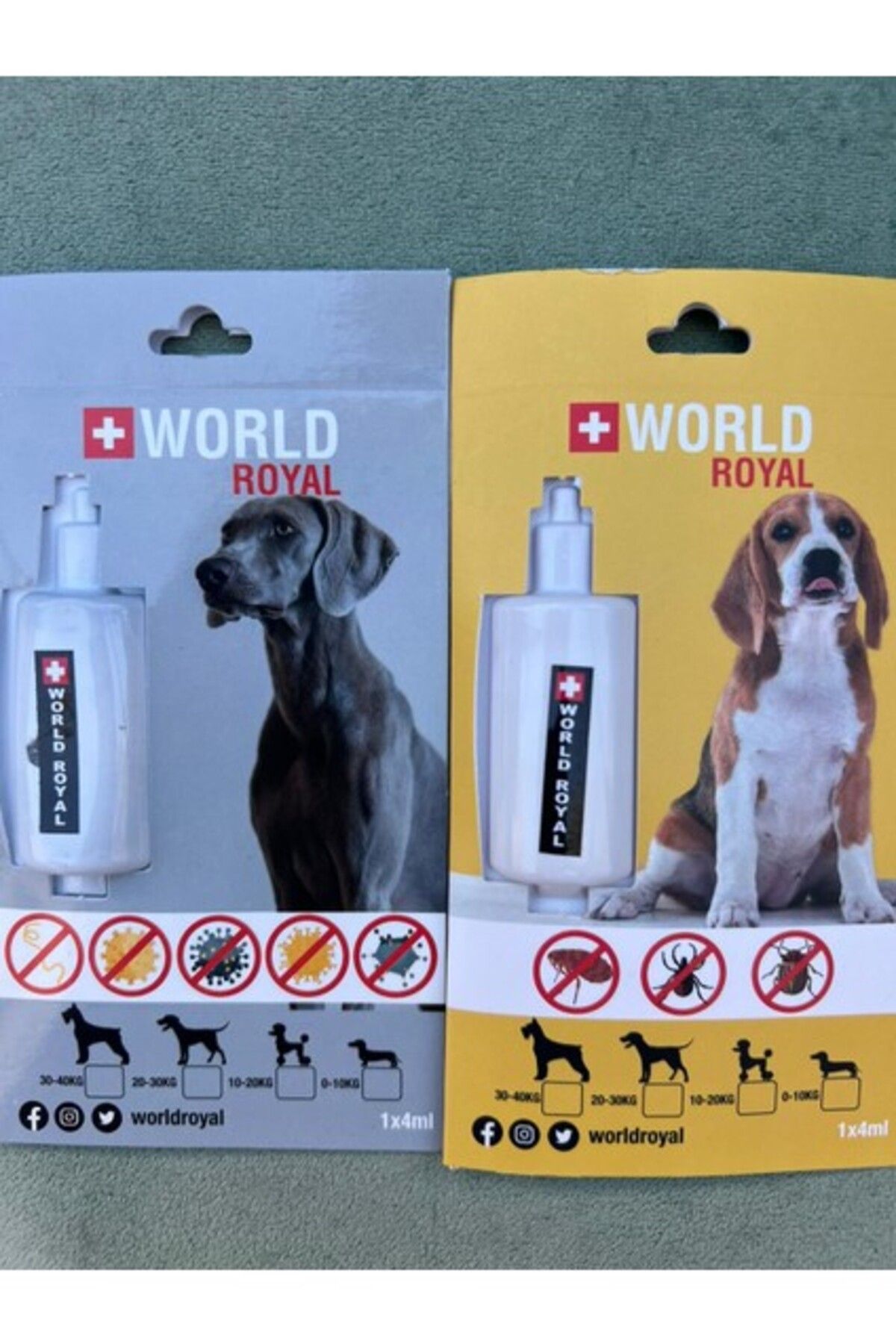 Orqinel World Royal Worldroyal Köpek Iç Dış Parazit Deri Bakım Damlası Ikisi Bir Arada