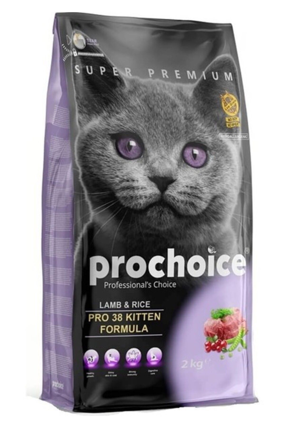 Orqinel Pro Choice Pro 38 Kuzulu Ve Pirinçli Yavru Kedi Maması 15 Kg