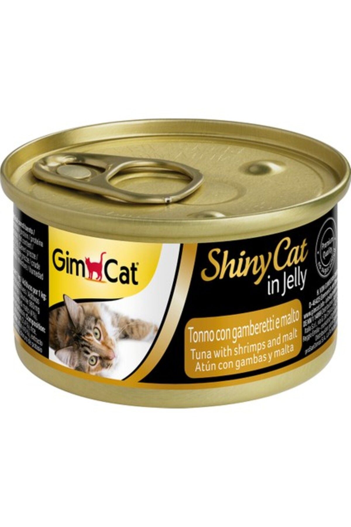 Orqinel GIMCAT SHINYCAT TUNA BALIKLI KARİDESLİ MALT 70GR