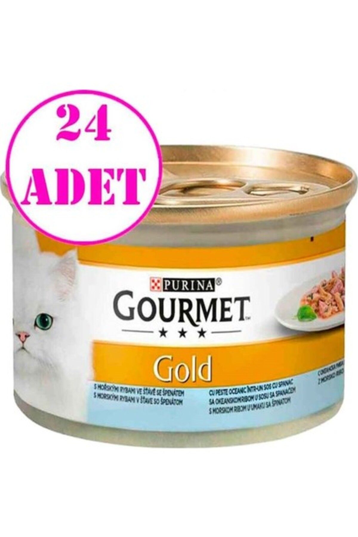 Gourmet Ispanak Soslu Okyanus Balıklı 85 gr 24 Ad