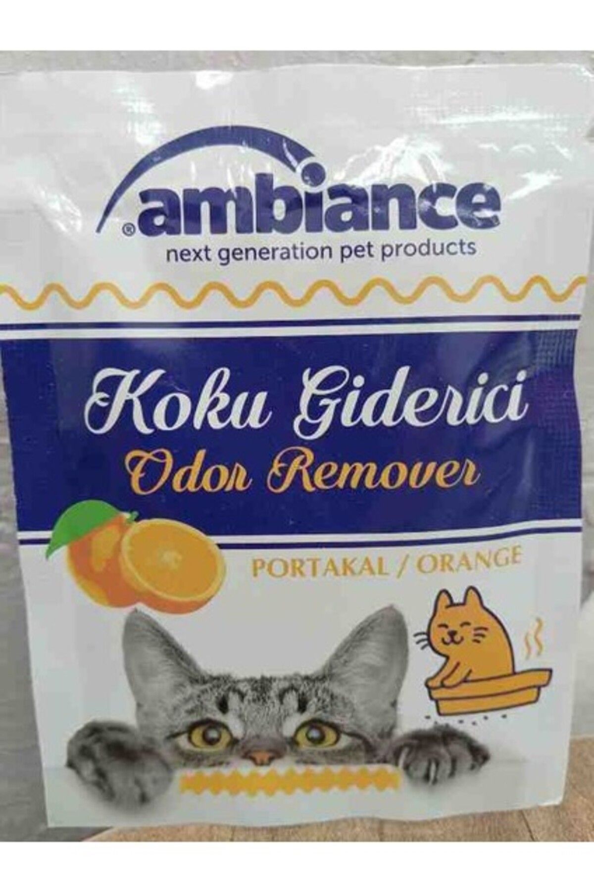 Orqinel Ambiance Kedi Tuvaleti Için Kökü Giderici Portakal Kokulu 25G