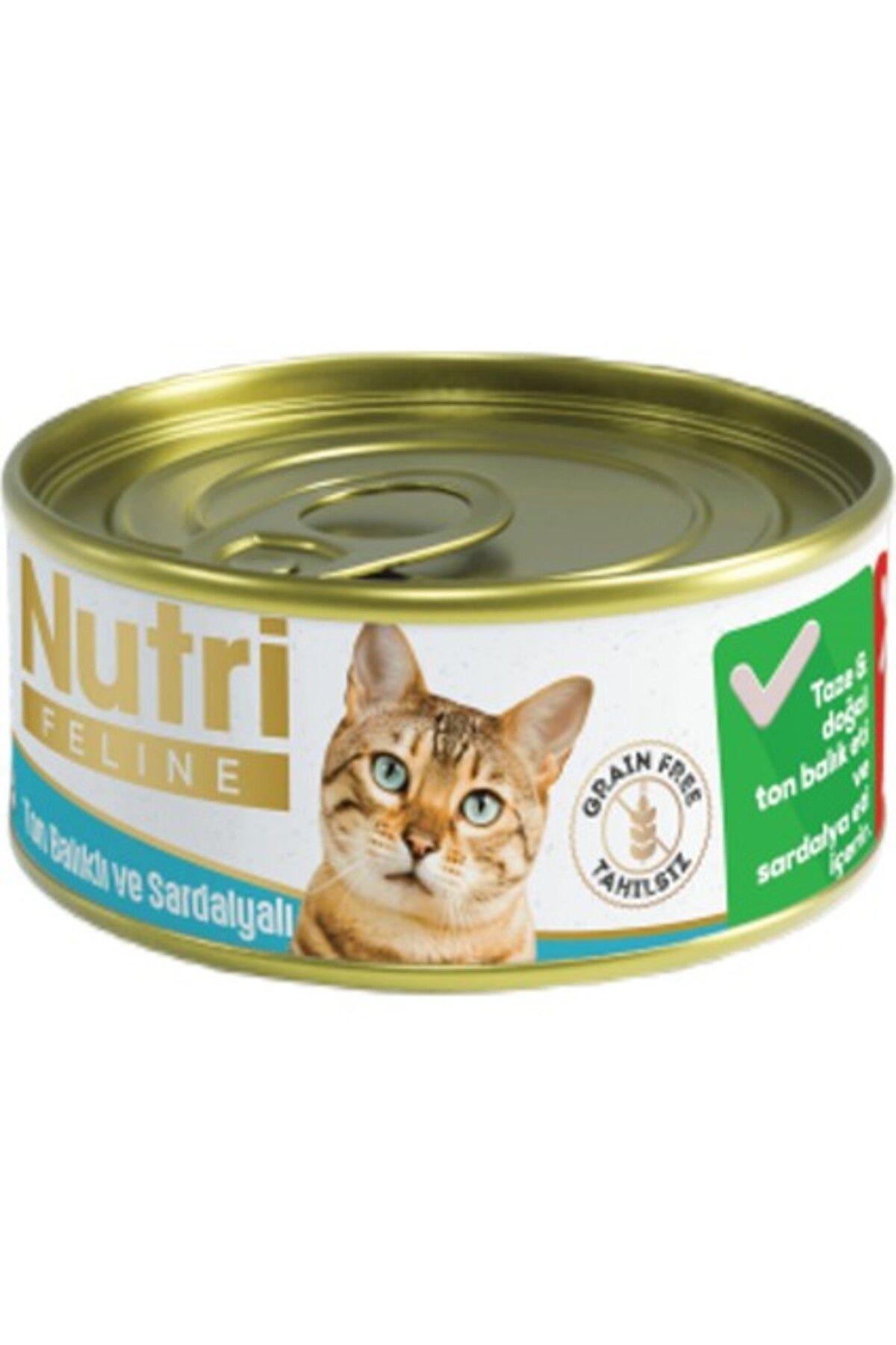 Nutri Feline Grain Free Tuna Pate with Sardine Adult Cat Tahılsız Ton Balıklı ve Sardalyalı Yetişkin