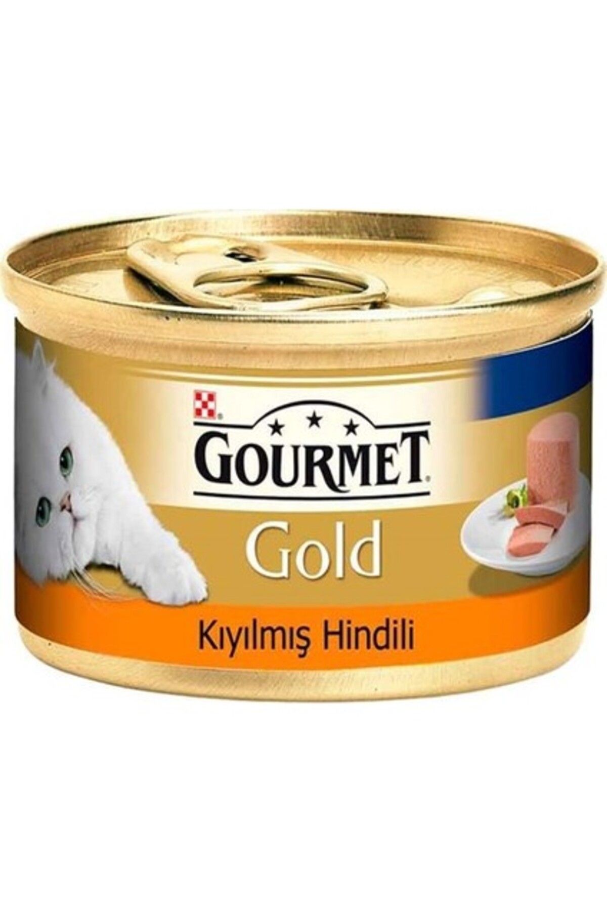 Gourmet Gold Kıyılmış Hindili Kedi Konservesi 85 gr 24 Adet