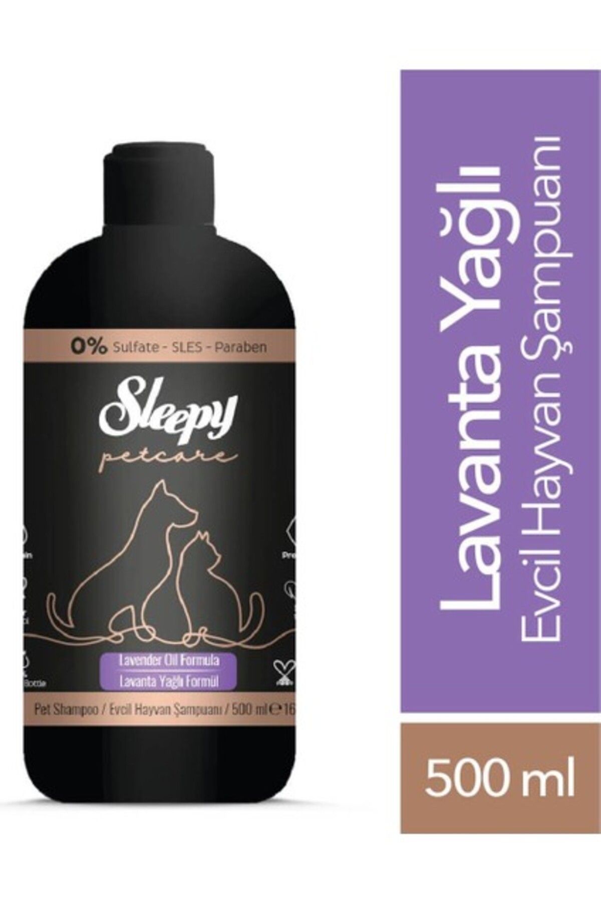 Orqinel Sleepy Petcare Lavanta Yağlı Evcil Hayvan Şampuanı 500 ml