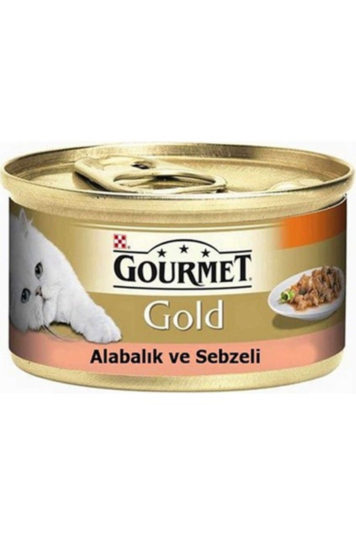 Gourmet Gold Alabalık Sebze Parça Etli Kedi Konservesi 24X85 gr