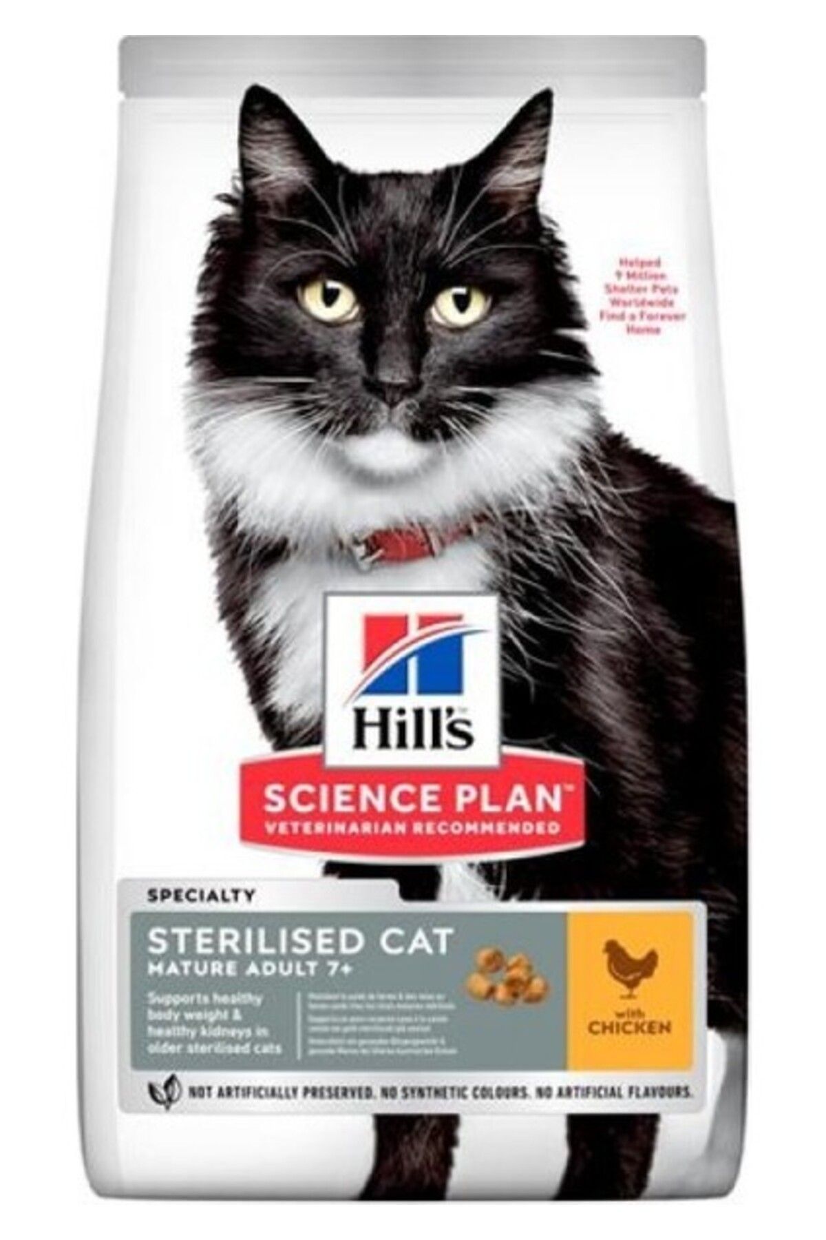 Hill's Sterilised Tavuklu Kısırlaştırılmış Yaşlı Kedi Maması 1,5Kg