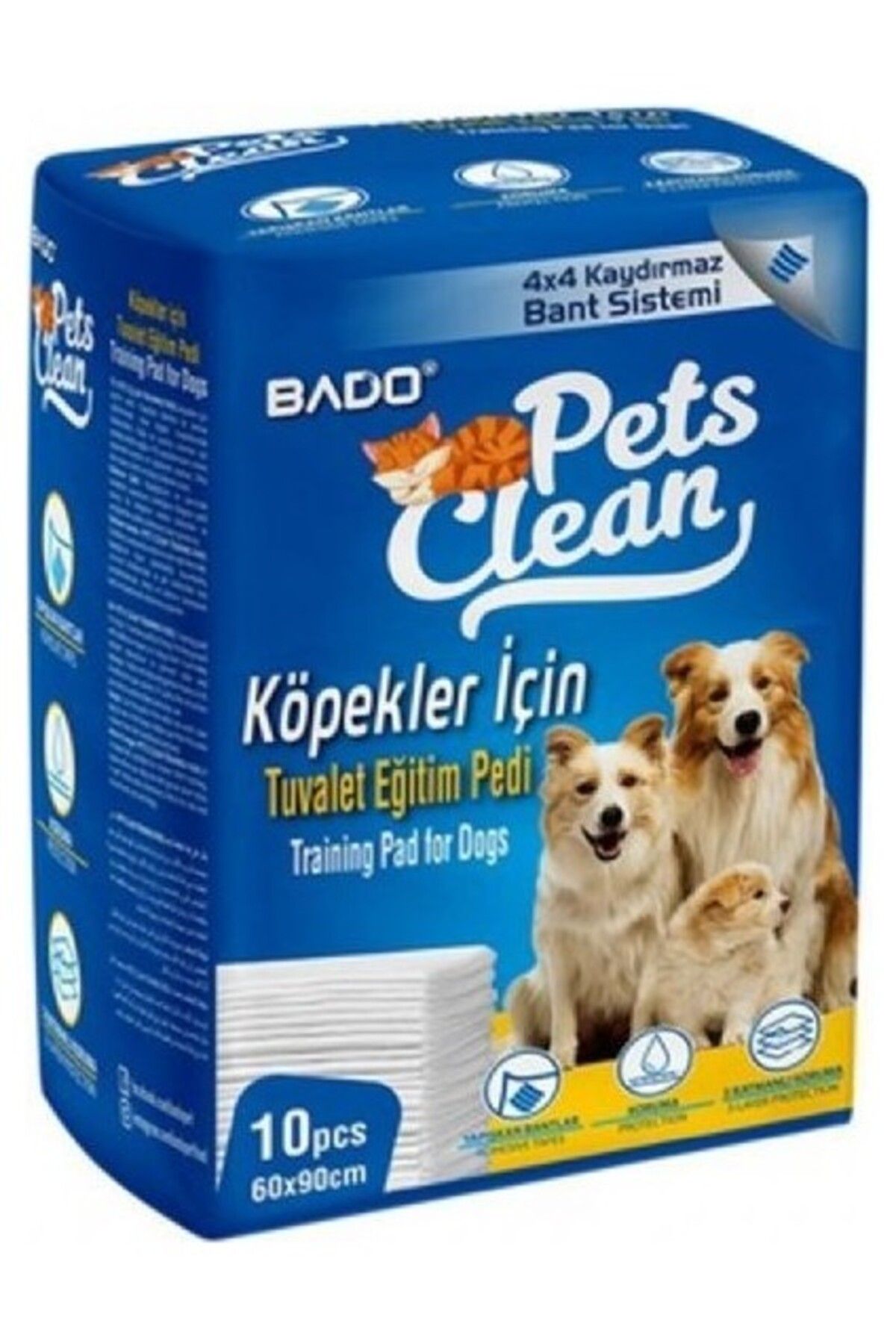 Pets Clean Tuvalet Eğitim Pedi 10 ADET (60*90CM)