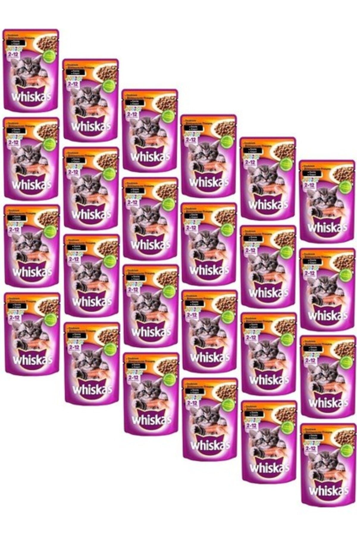 Whiskas Junior Pouch Tavuklu Yavru Kedi Yaş Maması 100 gr (24 Adet)