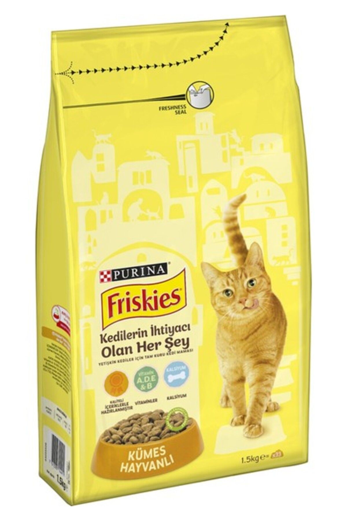 Etli Tavuklu Ve Sebzeli Yetişkin Kedi Maması 1.5 Kg