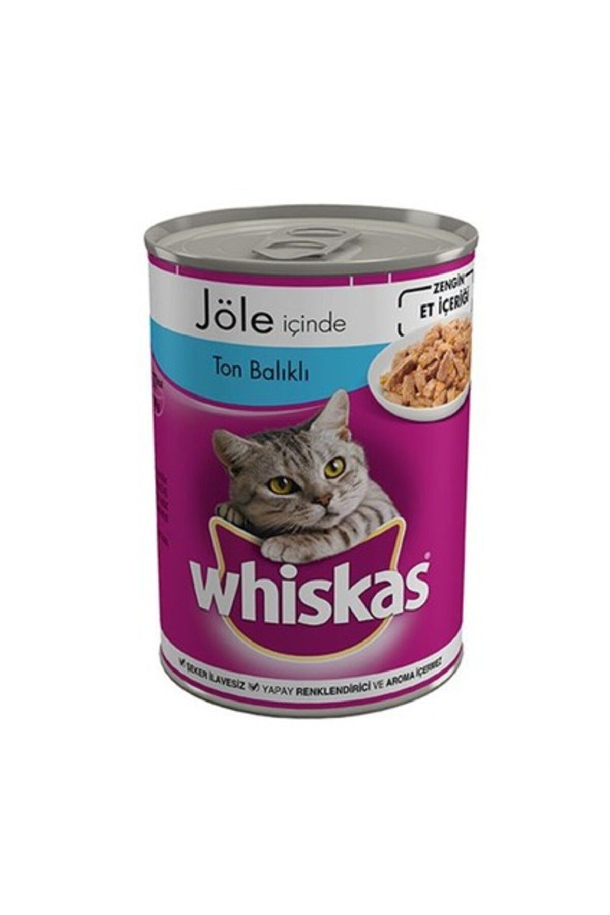 Whiskas Konserve Erişkin Ton Balıklı Kedi yaş 400 Gr