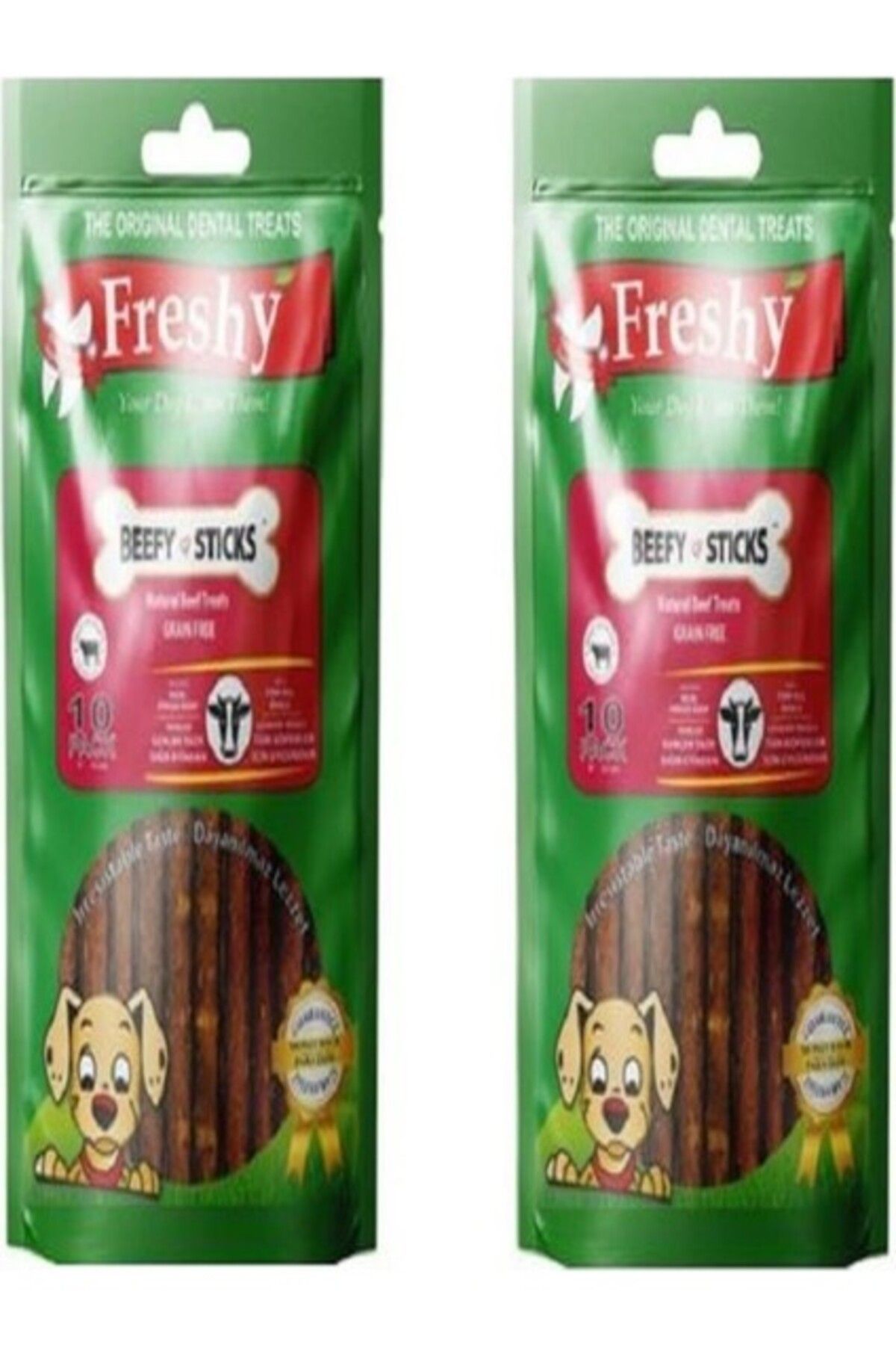 Orqinel Freshy Beefy Sticks Sığırlı Köpek Ödül Maması 2 x 100 (2 Adet)