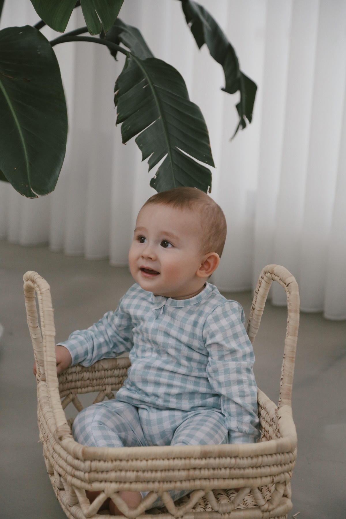 DoDo'S Baby %100 ORGANİK PAMUK SOFT EKOSE MİNT BEBEK UYKU TULUMU fotoğrafı 2 (önizleme)