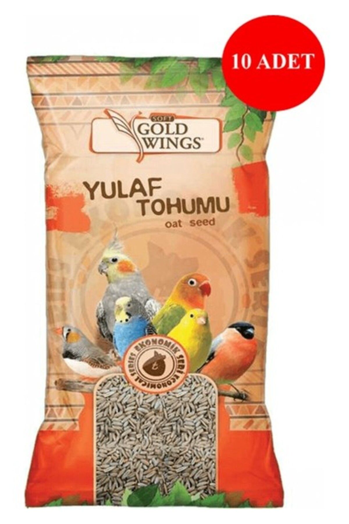 Gold Wings Kuş Tamamlayıcı Ek Besin Yulaf 300 gr x 10 Adet