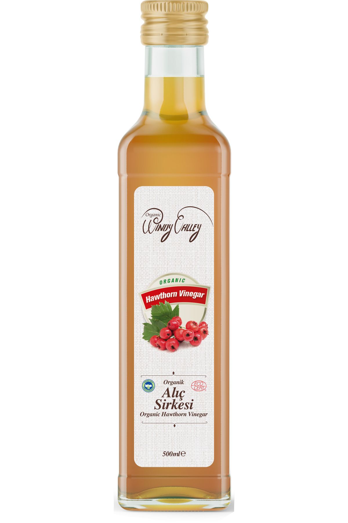 Organic Windy Valley Organik Alıç Sirkesi (500 ML)