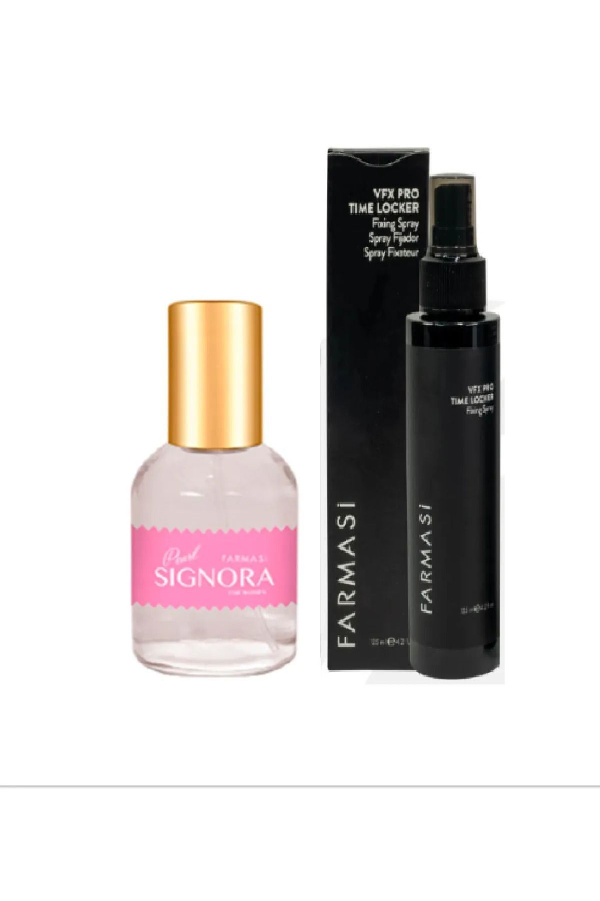 عطر زنانه Sıgnora Pearl Edp 50 میلی لیتر + اسپری فیکس کننده آرایش 115 میلی لیتر Farmasi