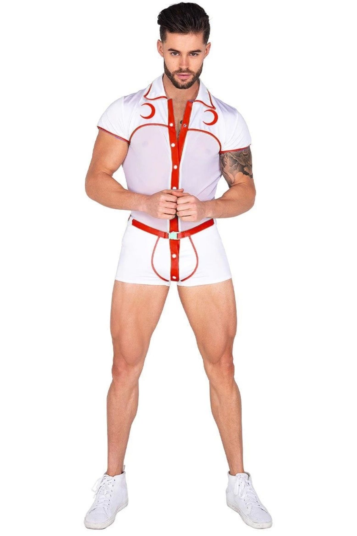 Miravm Nurse Erkek Kadın Kostüm 9007