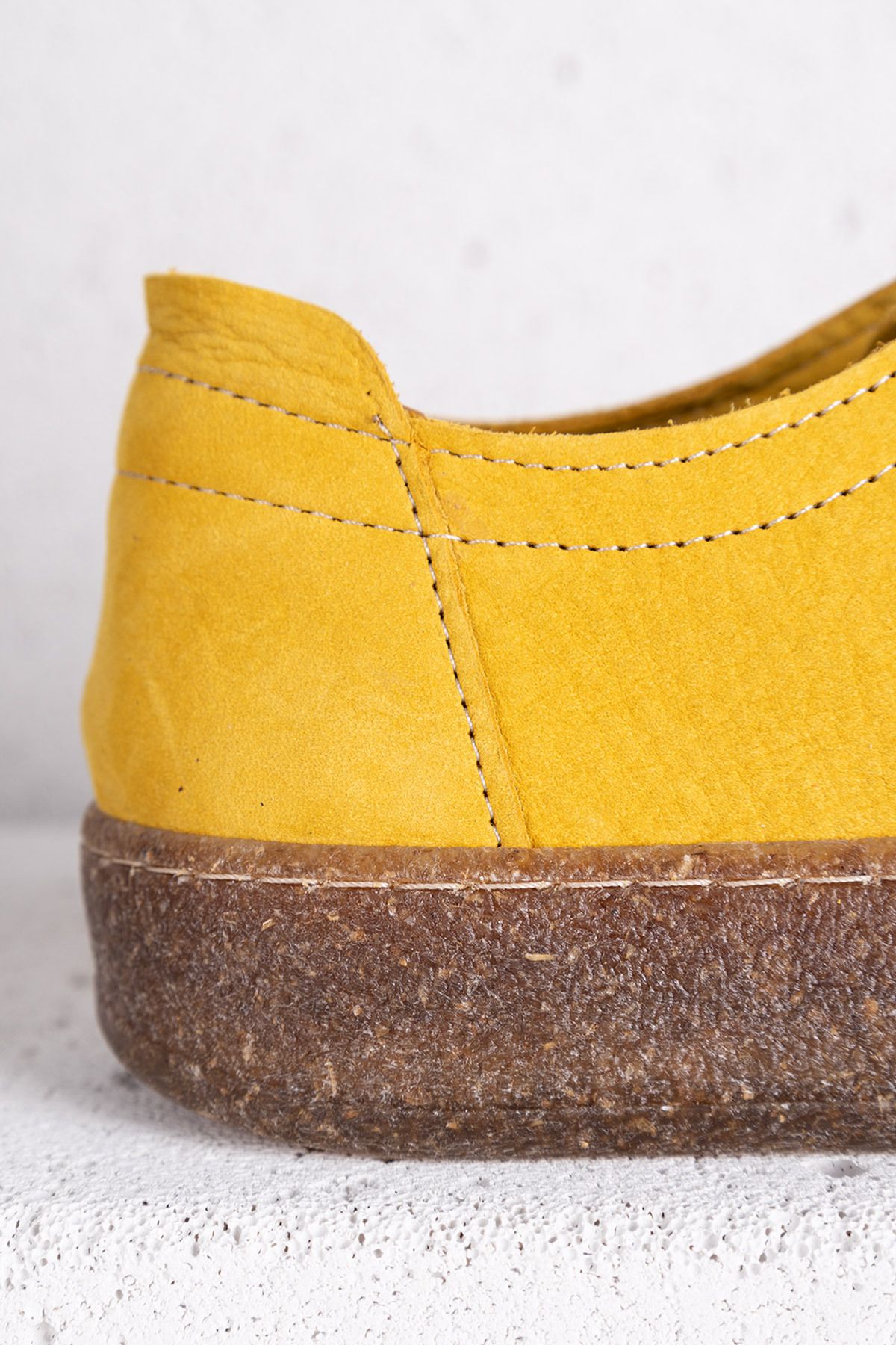 Getcho-Chako Women's Mustard Nubuck Casual Shoes 8