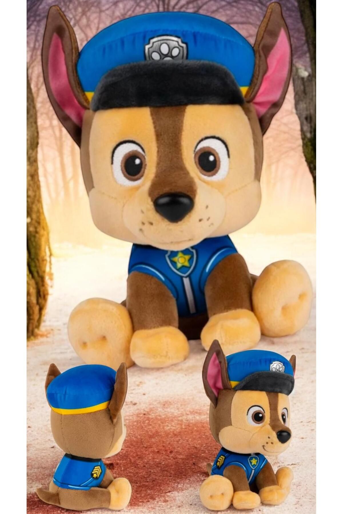 A-T AYZE-TRENDY ÇOCUK OYUNCAK PAW PATROL CHASE PELUŞ 23 CM 58444