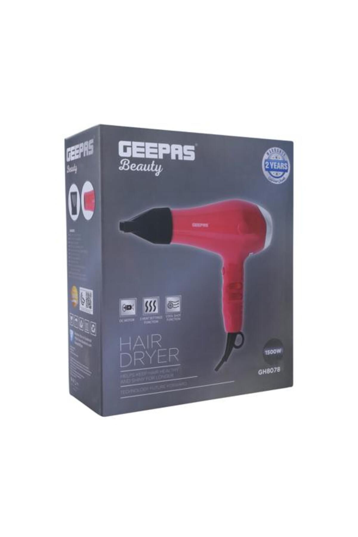 Geepas-3 Heat Setting Function1500W Hair Dryer GH8078 Geepas 4