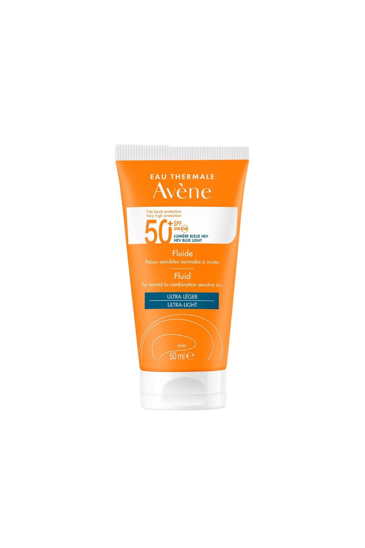 Avene Fluide SPF 50+ Normal/ Karma Ciltler için Güneş Koruyucu 50 ml