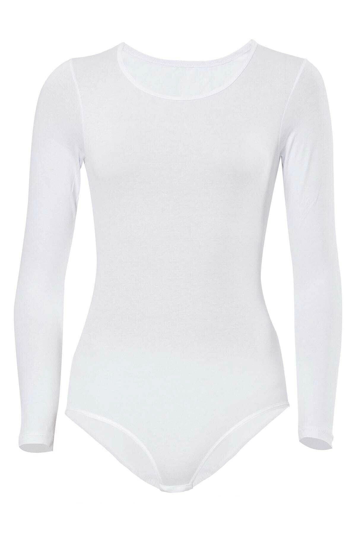Miravm Likralı Uzun Kollu Body 4058