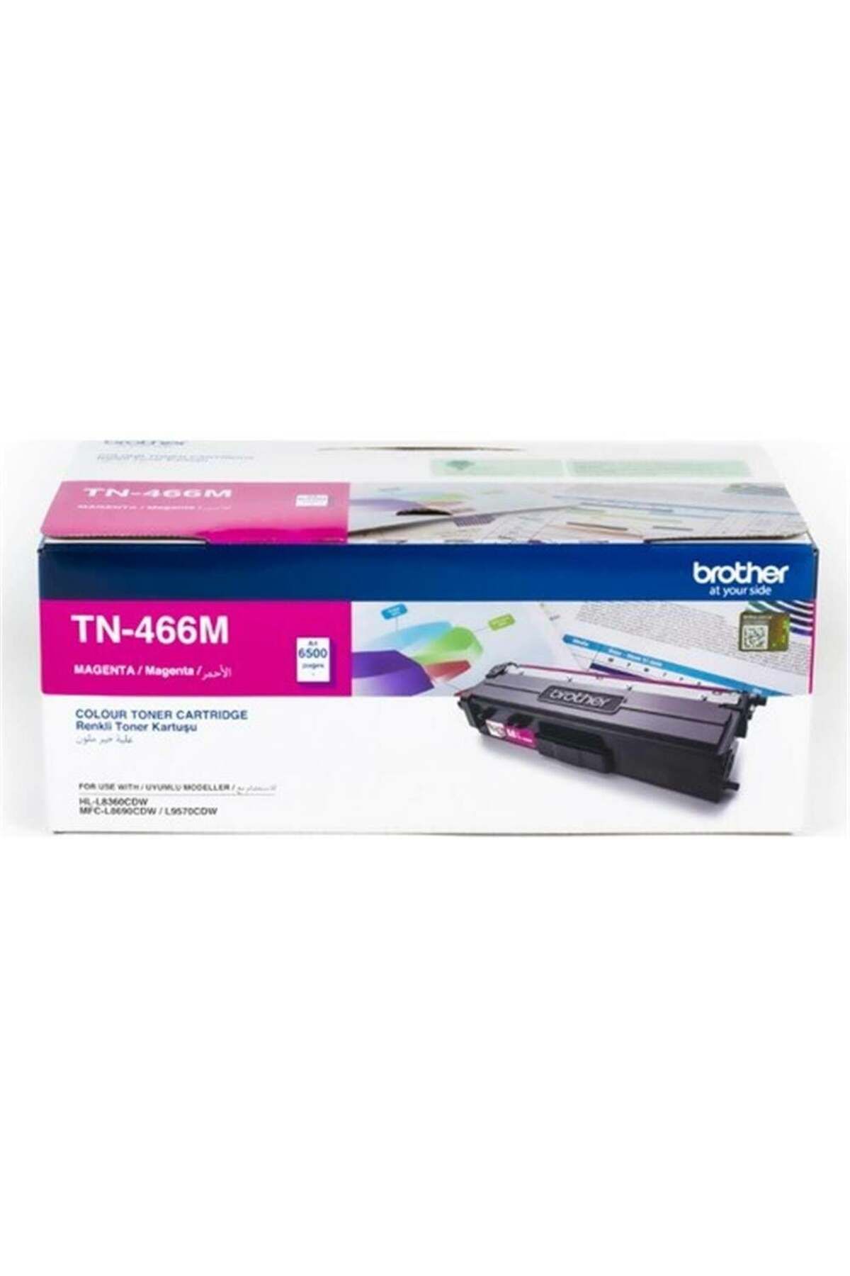 Brother Tn-466M 6.500 Sayfa Kapasiteli Magenta Kırmızı Toner Hl-8360 Mfc-8690