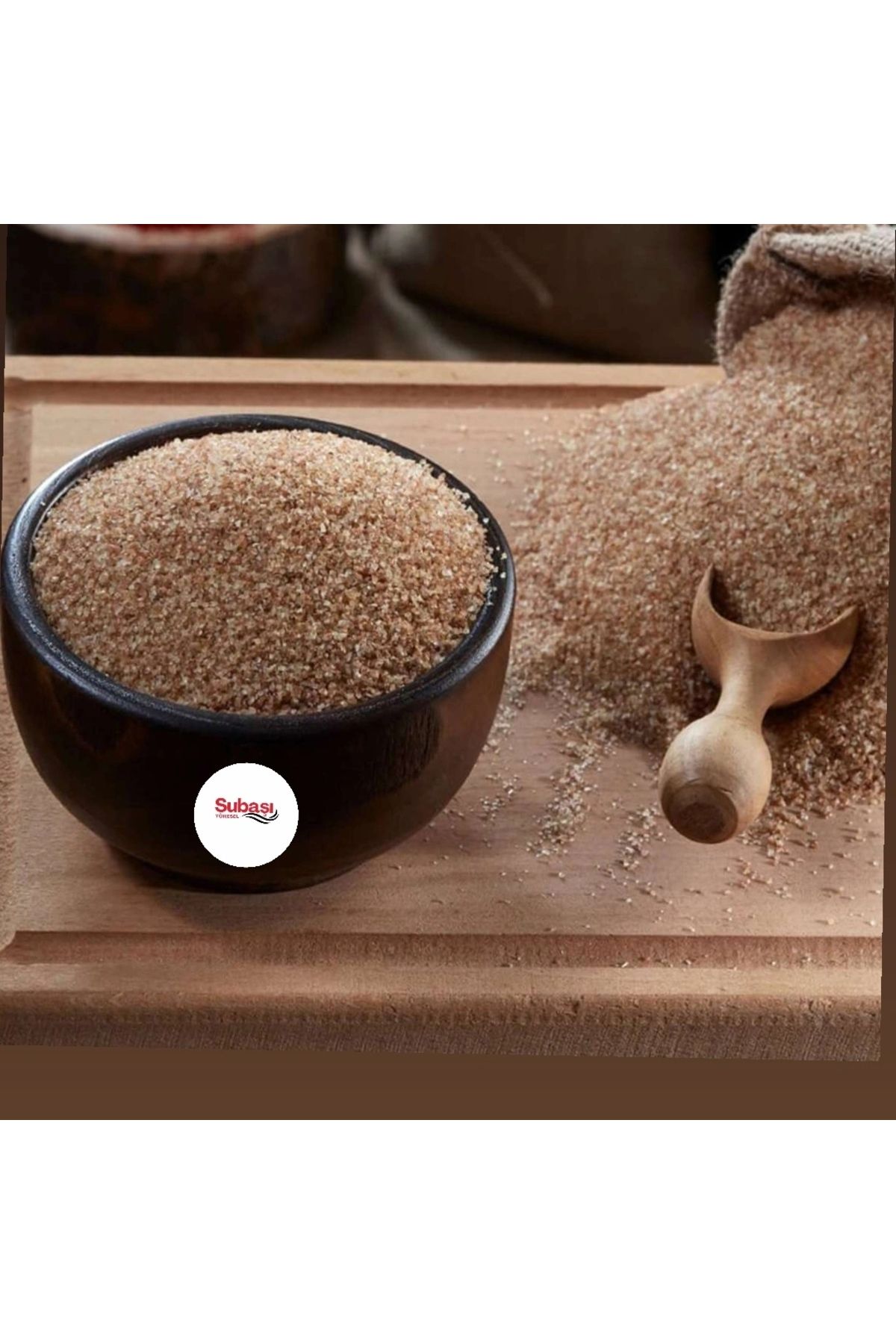 Subaşı Esmer Çiğ Köftelik bulgur 1kg.