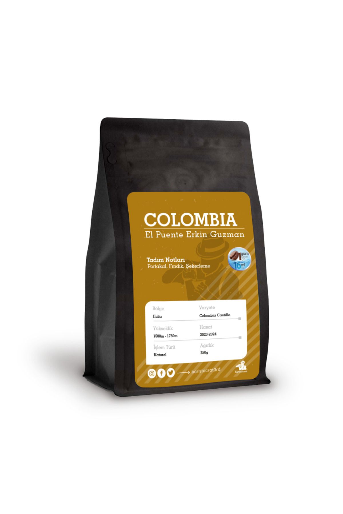 Baristocrat Colombia El Puente Erkin Guzman-250 gr-