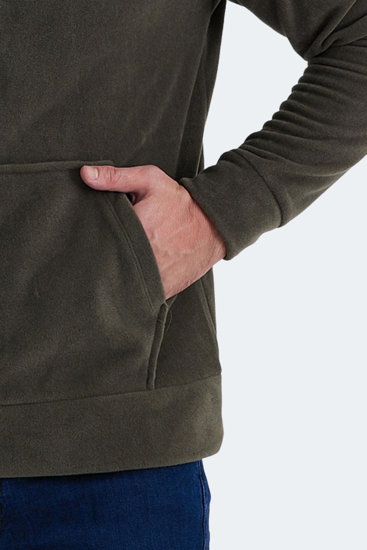 Slazenger-Hanorac solid pentru bărbați Kaki St21we052 6