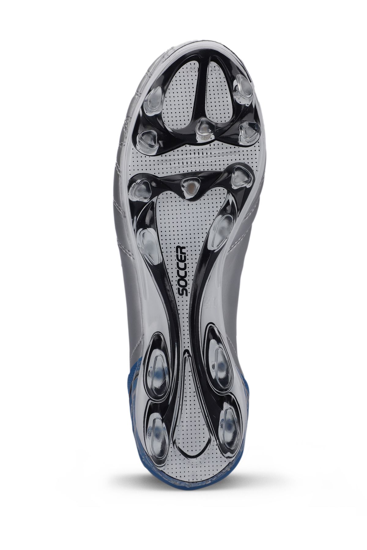 Slazenger Hugo Kr Football Boys Cleats کفش خاکستری/آبی