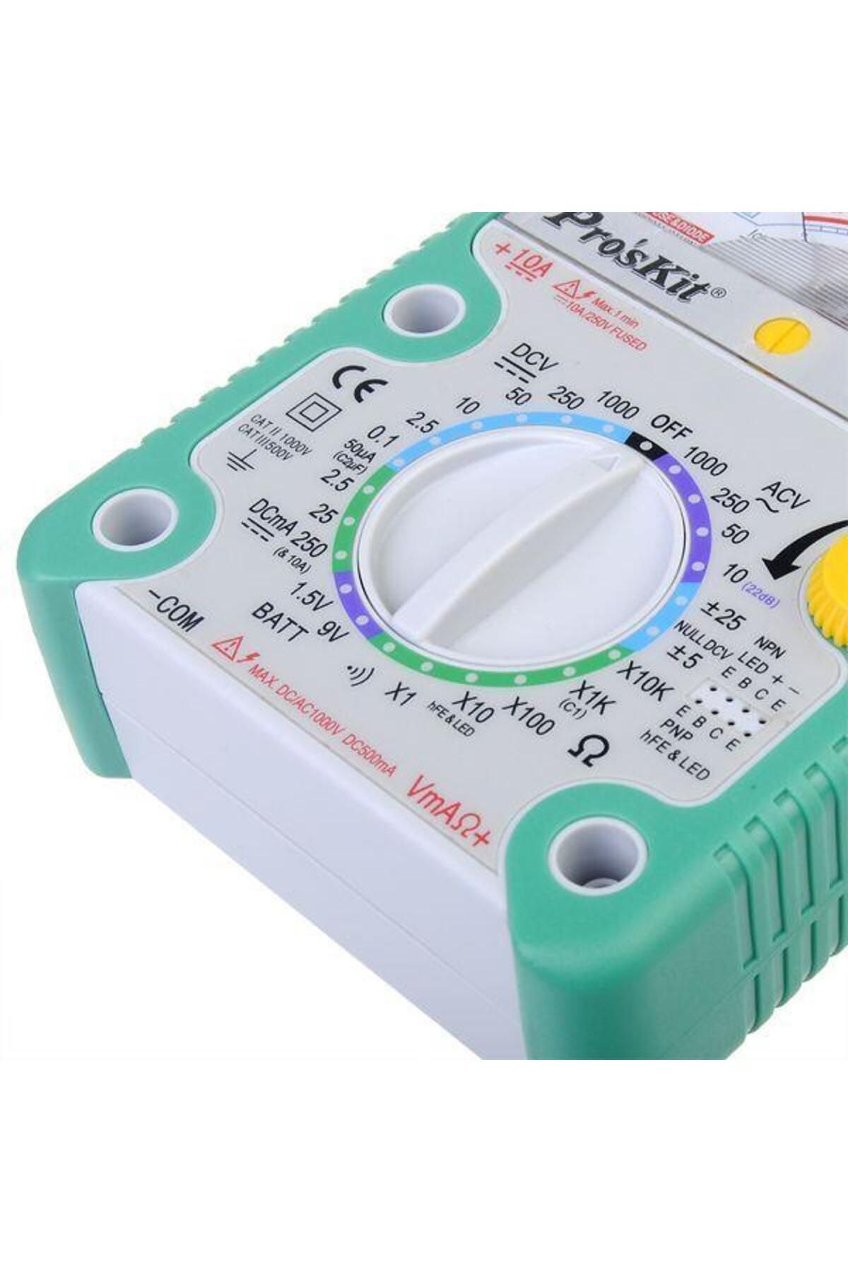 Proskit-Mt-2017 Analog Multimeter Measuring Instrument 3