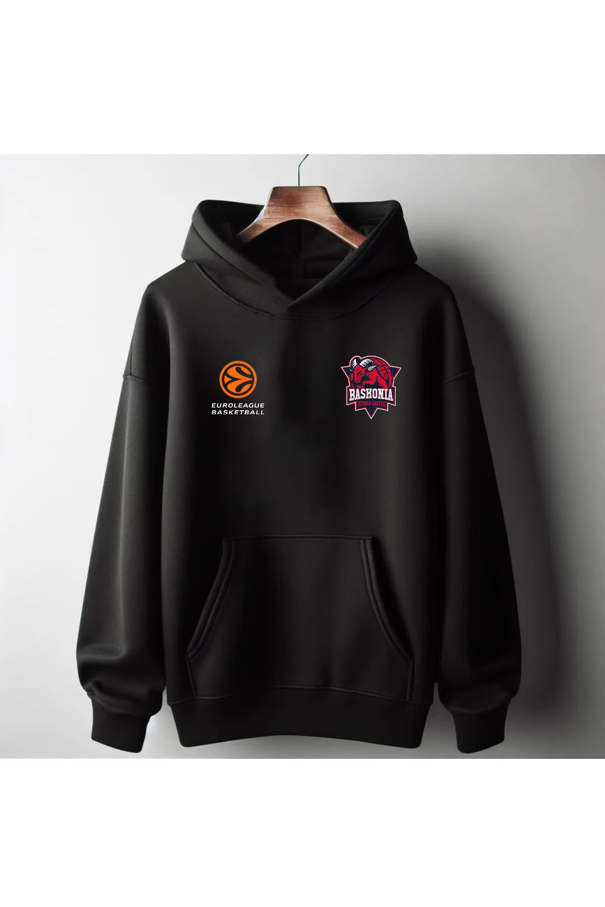 Pisa Art Baskonia Avrupa Basketbol Özel Tasarım Kapşonlu Sweatshirt