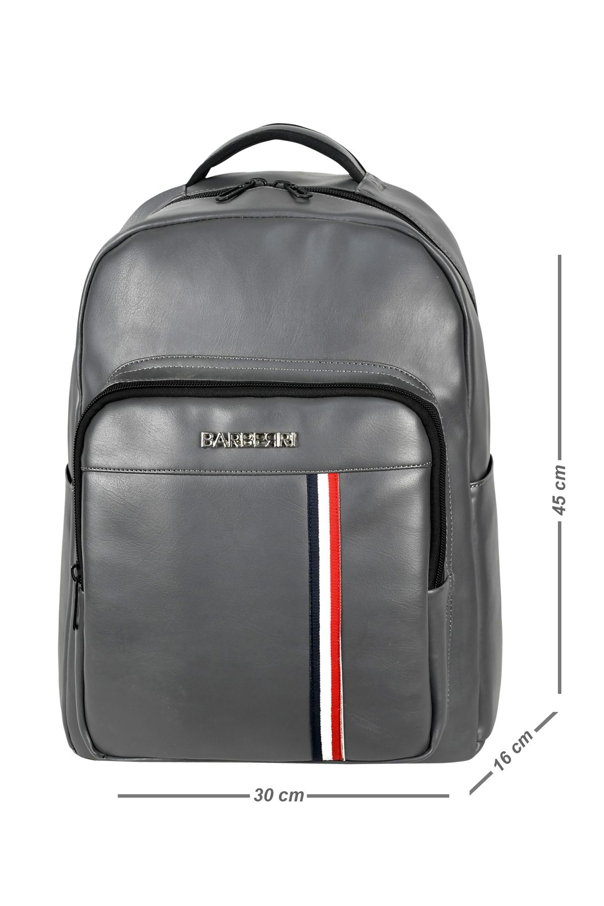 barberri Backpack 45x30x16Cm Yüksek Kalite Kalem Bölmeli Astarlı Çift Suluklu Notebook Bölmeli Sırt Çantası