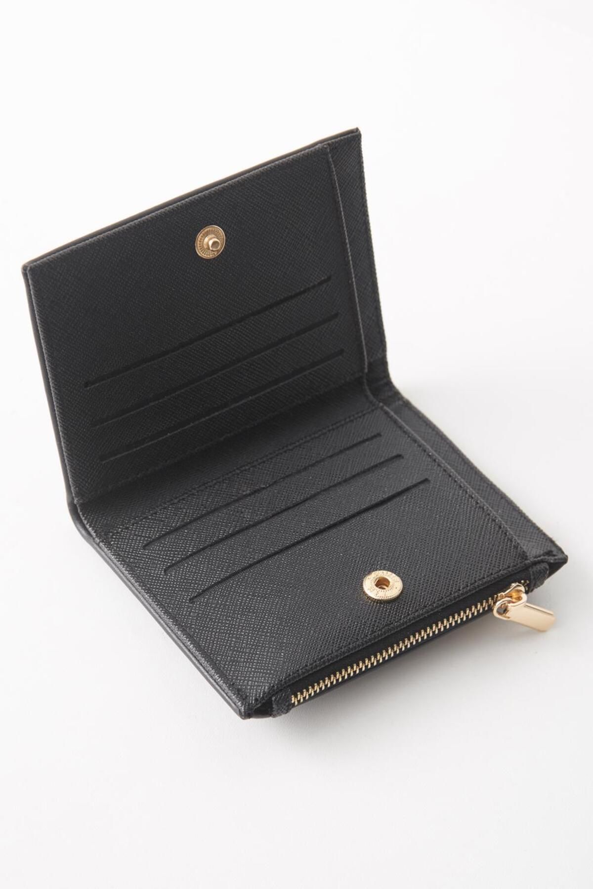 Addax-Czdn79-F8 Model Wallet with Zipper and Snap Closure 6