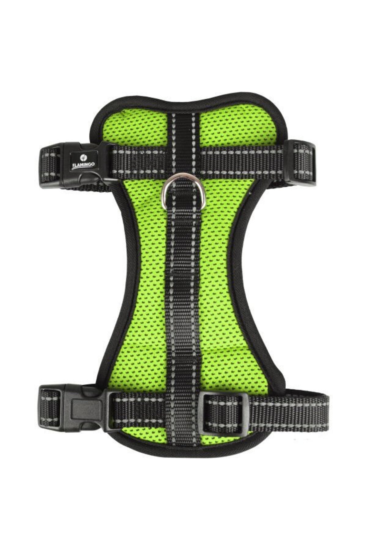 Flamingo-Milou Dog Collar Medium Green 40-55 cm 2