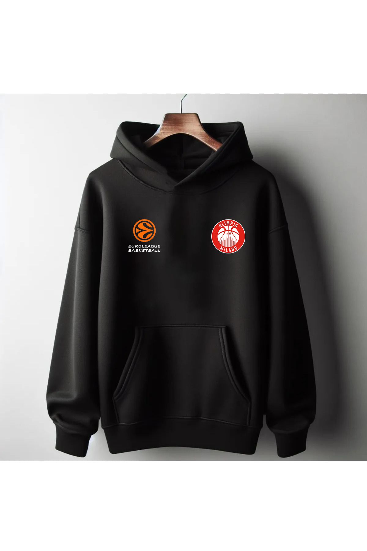 Pisa Art Milan Avrupa Basketbol Özel Tasarım Kapşonlu Sweatshirt