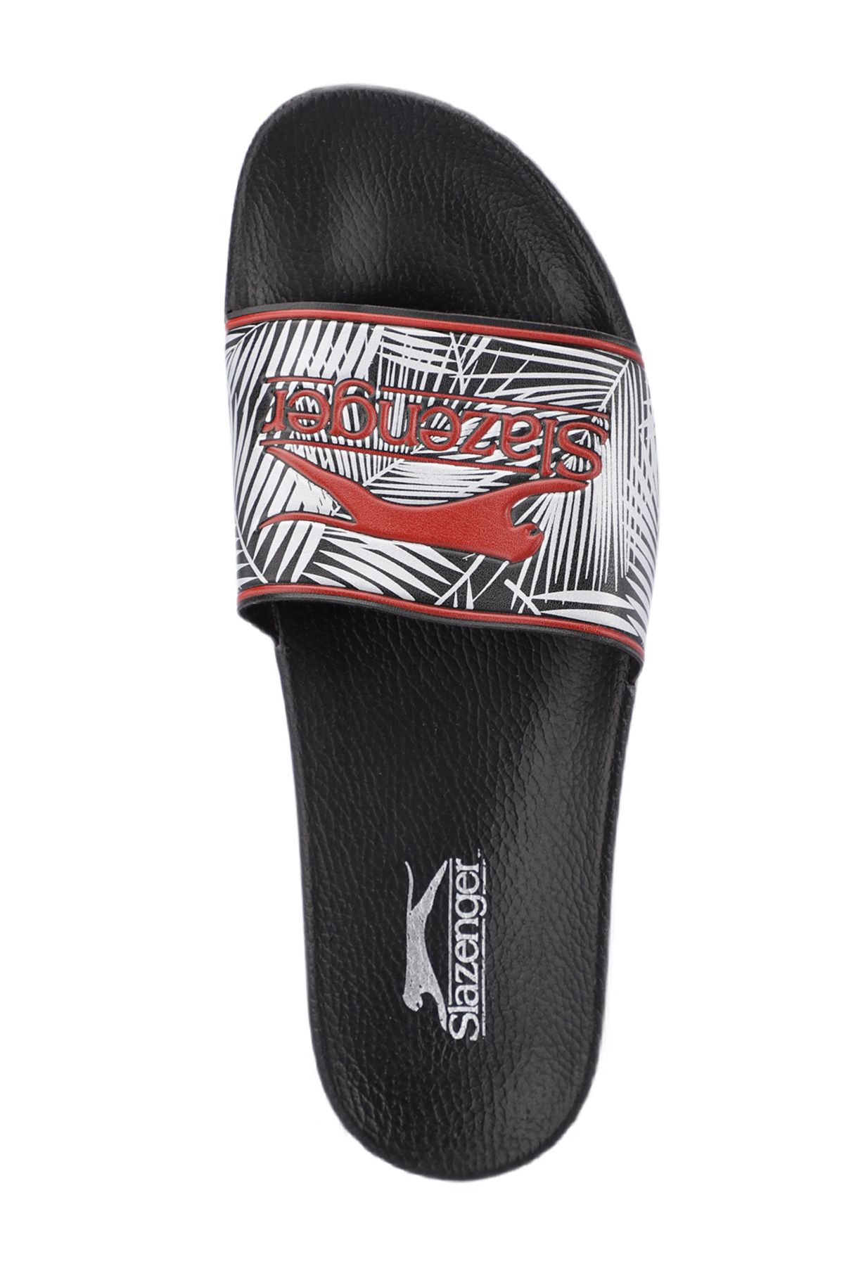 دمپایی سیاه مردانه دم تب قرمز اورجینال Slazenger
