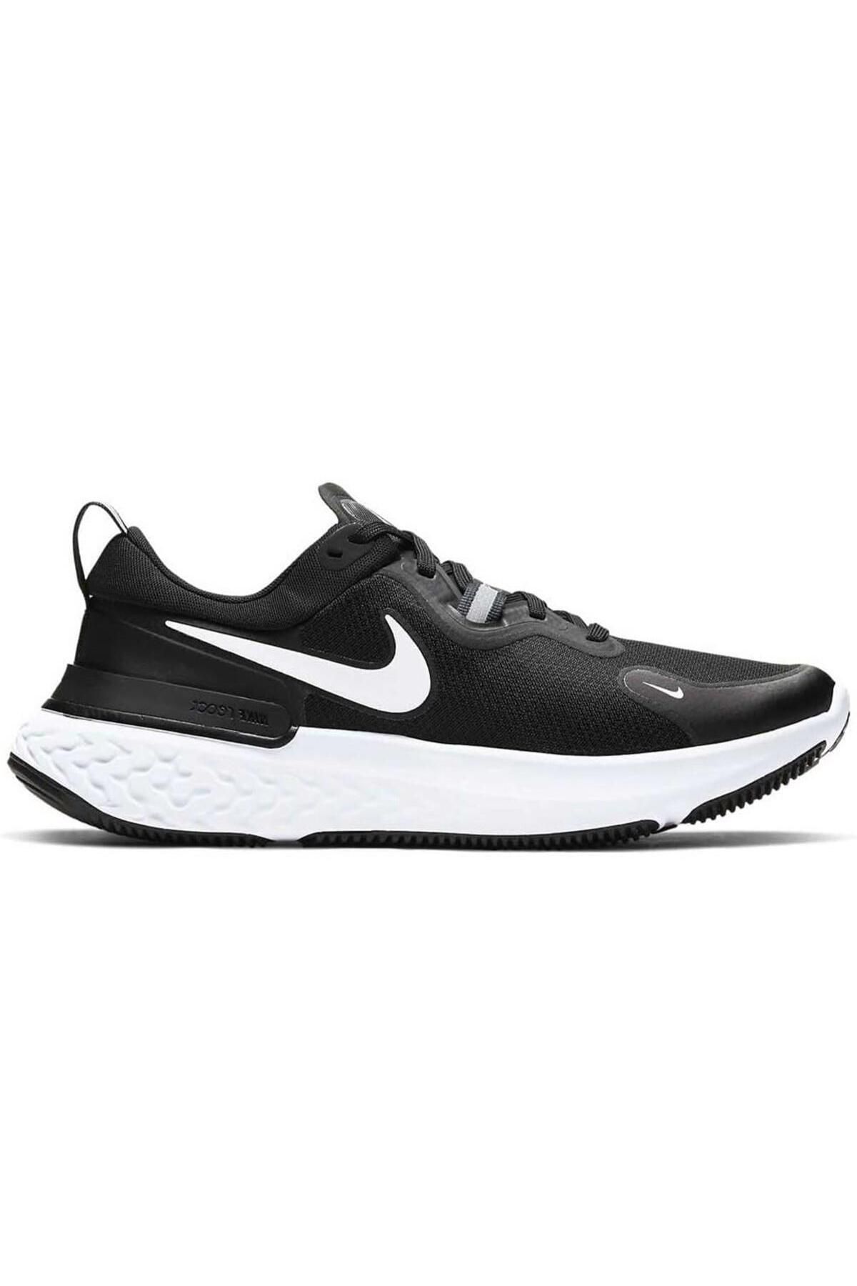 Nike React Miler Mens Running Shoes Black Reflektörlü Erkek Yürüyüş Koşu Ayakkabısı Siyah