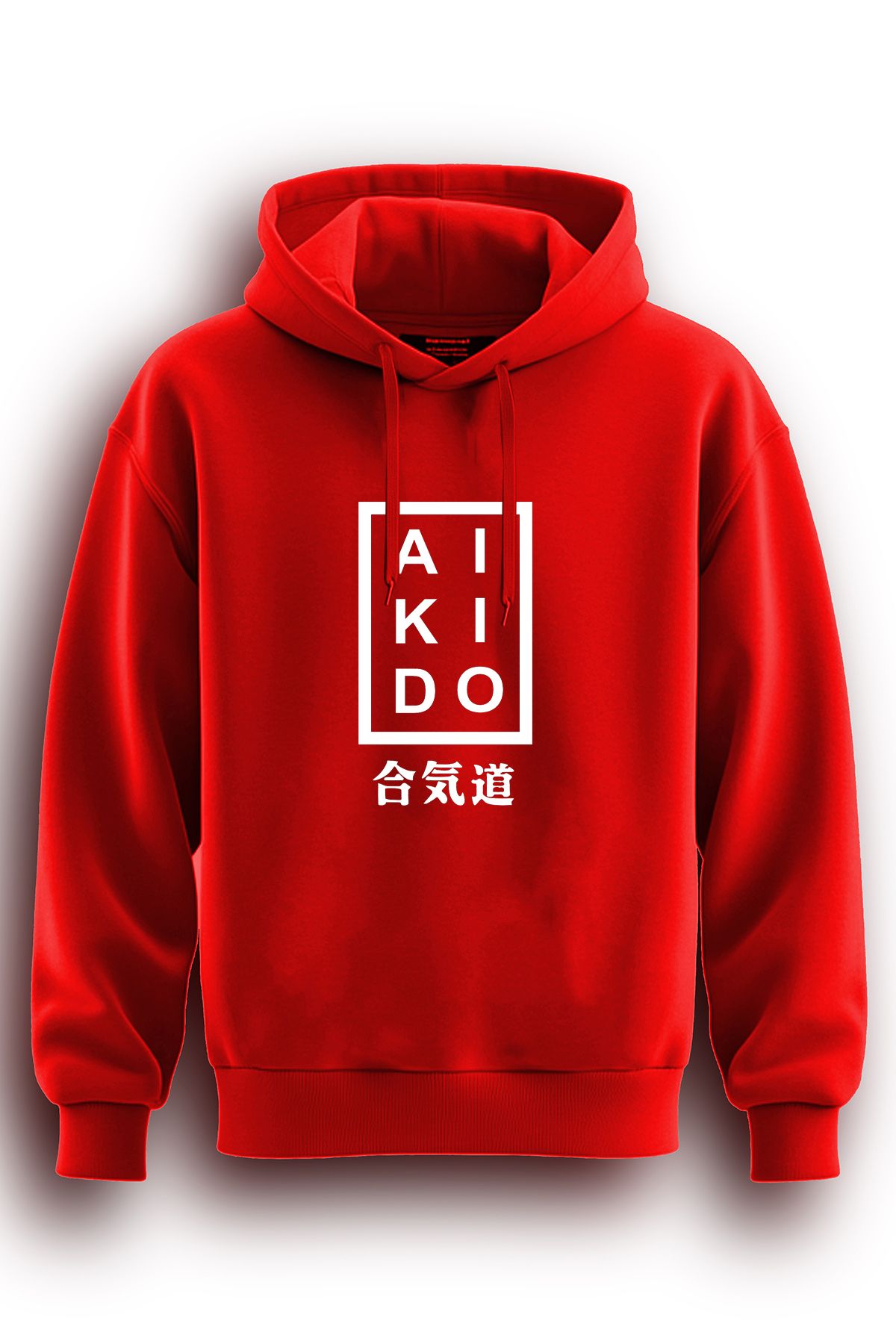 TOP GLORY Aikido Sweatshirt Kapüşonlu 3 iplik Hoodie  Sweat Shirt AIKIDO2001