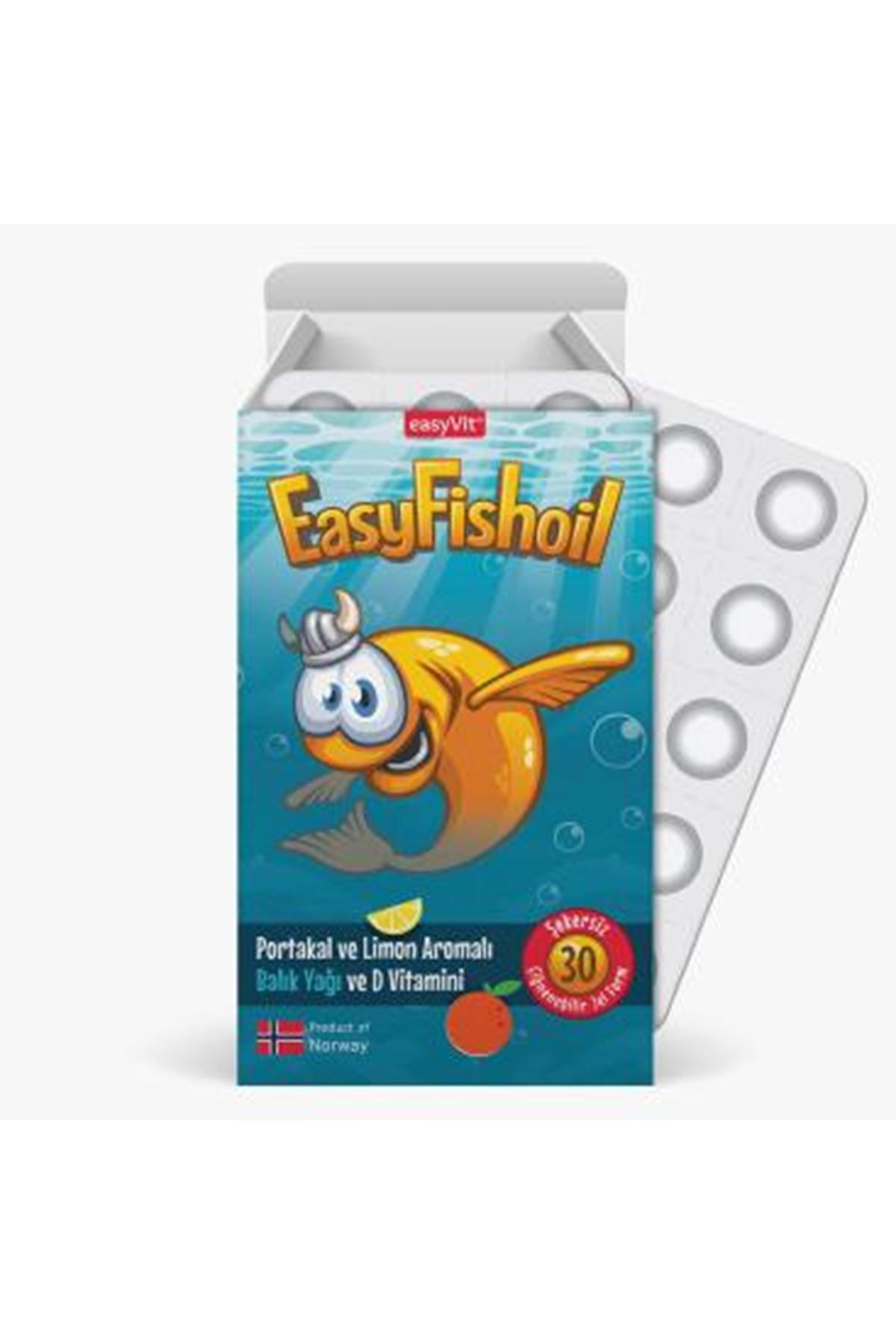 Easy Fishoil  Easyfishoil Omega 3 Çiğnenebilir 30 Adet Jel