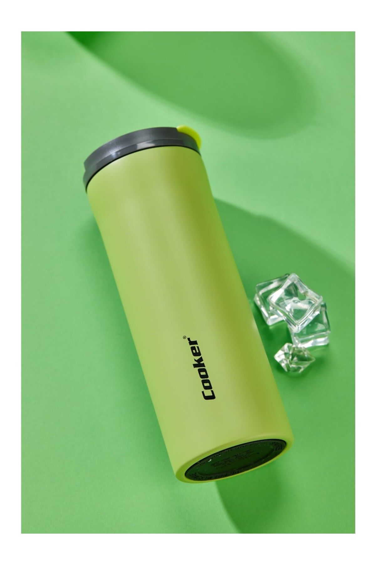 فلاسک سبز فنجان ترموس فولادی 400ml CKR2041 Cooker