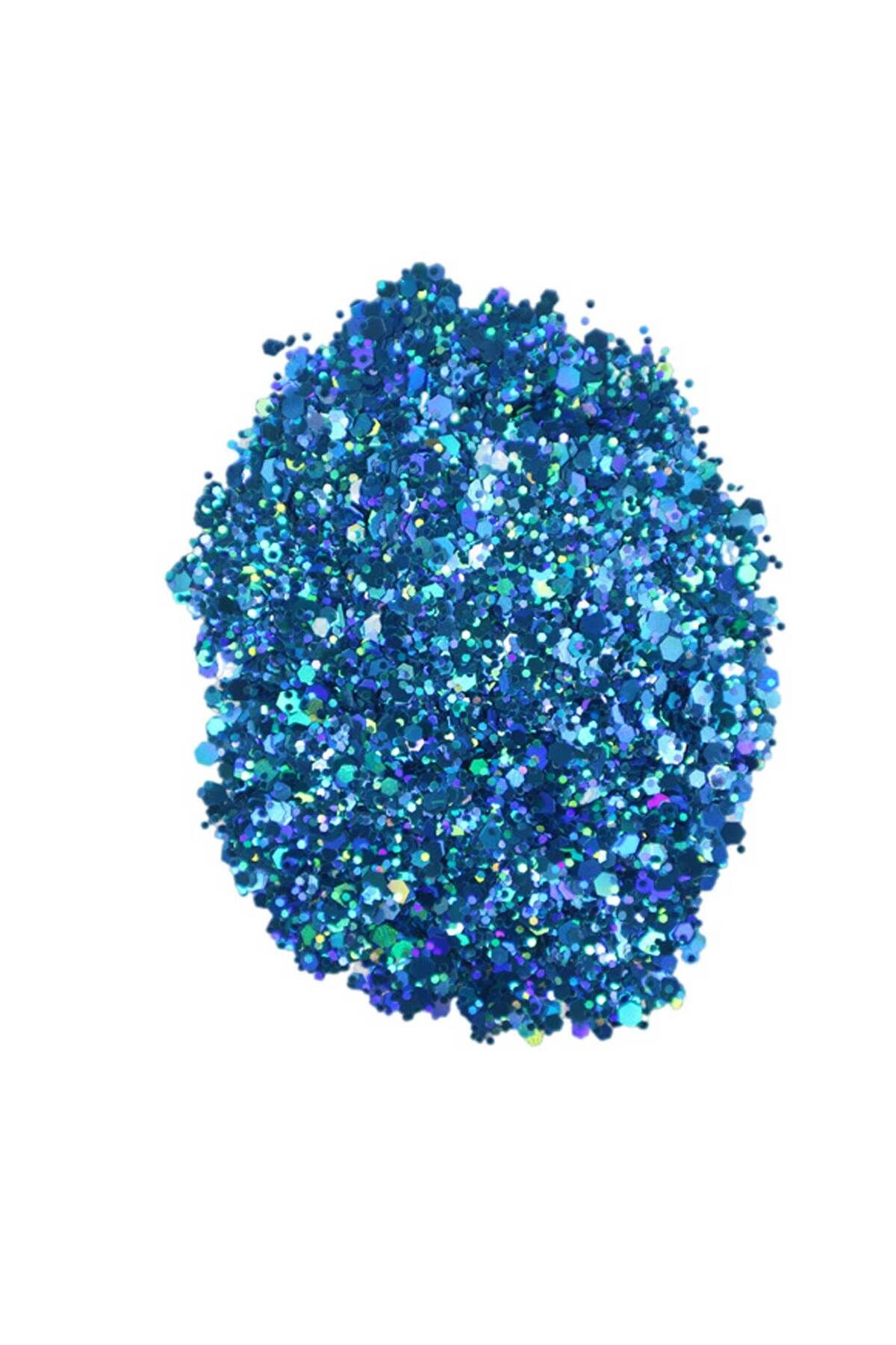 TT Tahtakale Toptancıları Glitter Sim Epoksi Süsleme Aksesuarı (100 GR) Mavi